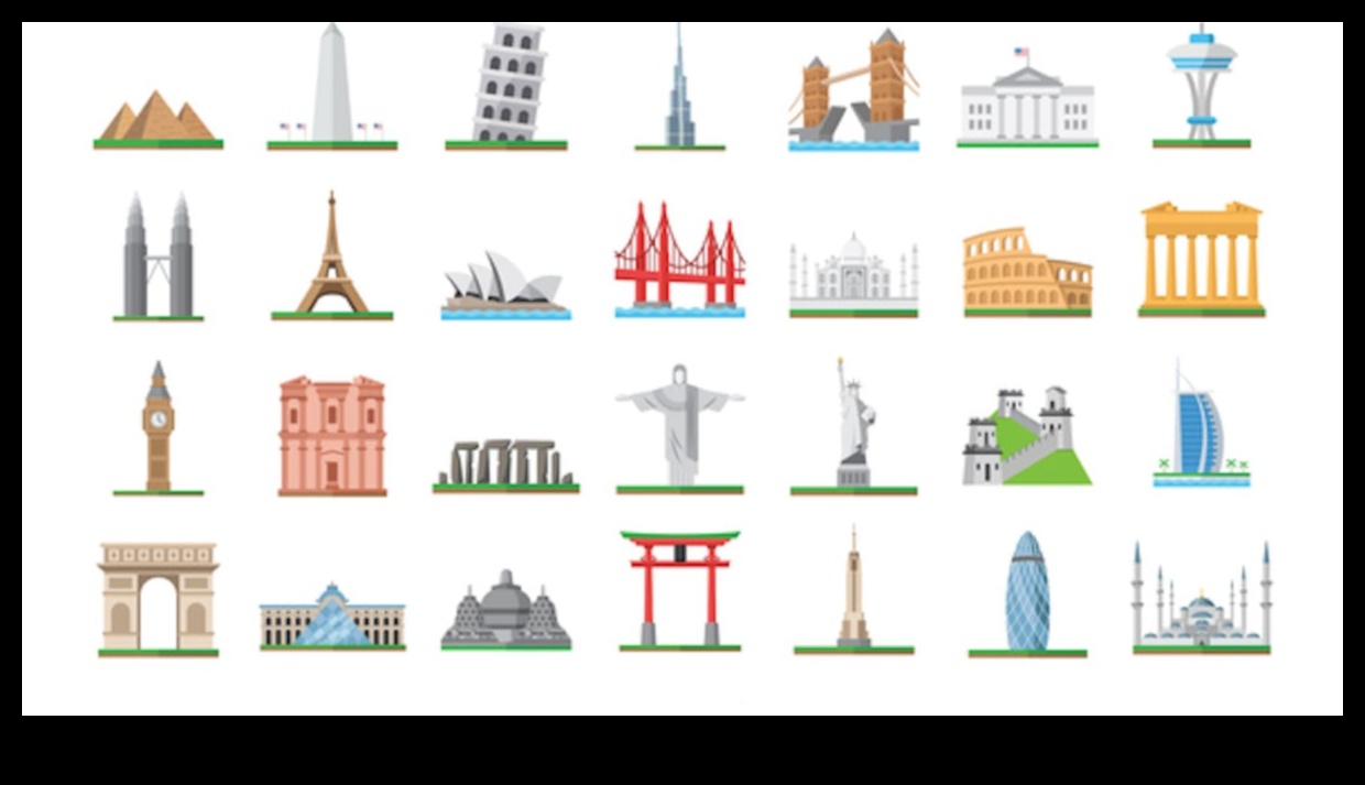 Landmark Medley: A Symphony of Global Icons