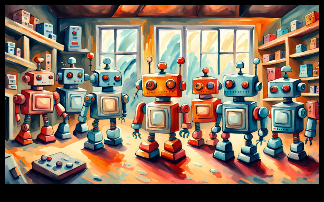 אודיסיאה יצירתית: ניווט בעולם הרובוטיקה באמנות חזותית