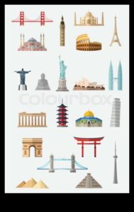 Landmark Medley: A Symphony of Global Icons