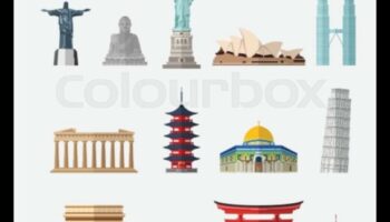 Landmark Medley: A Symphony of Global Icons