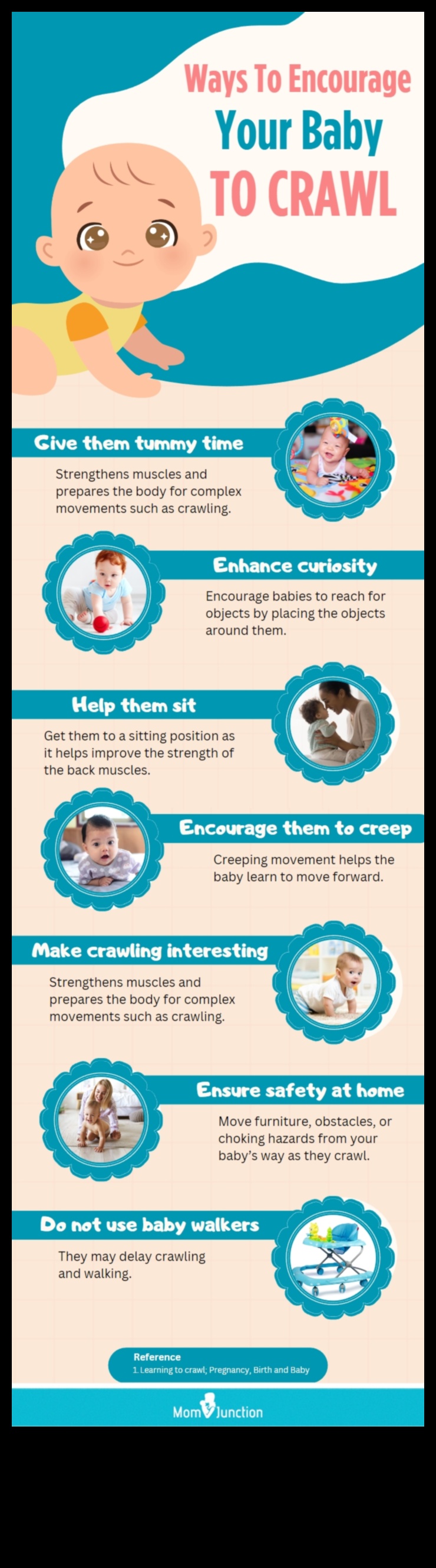 עריסה לזחילה: טיפוח כל שלב בגדילת התינוק